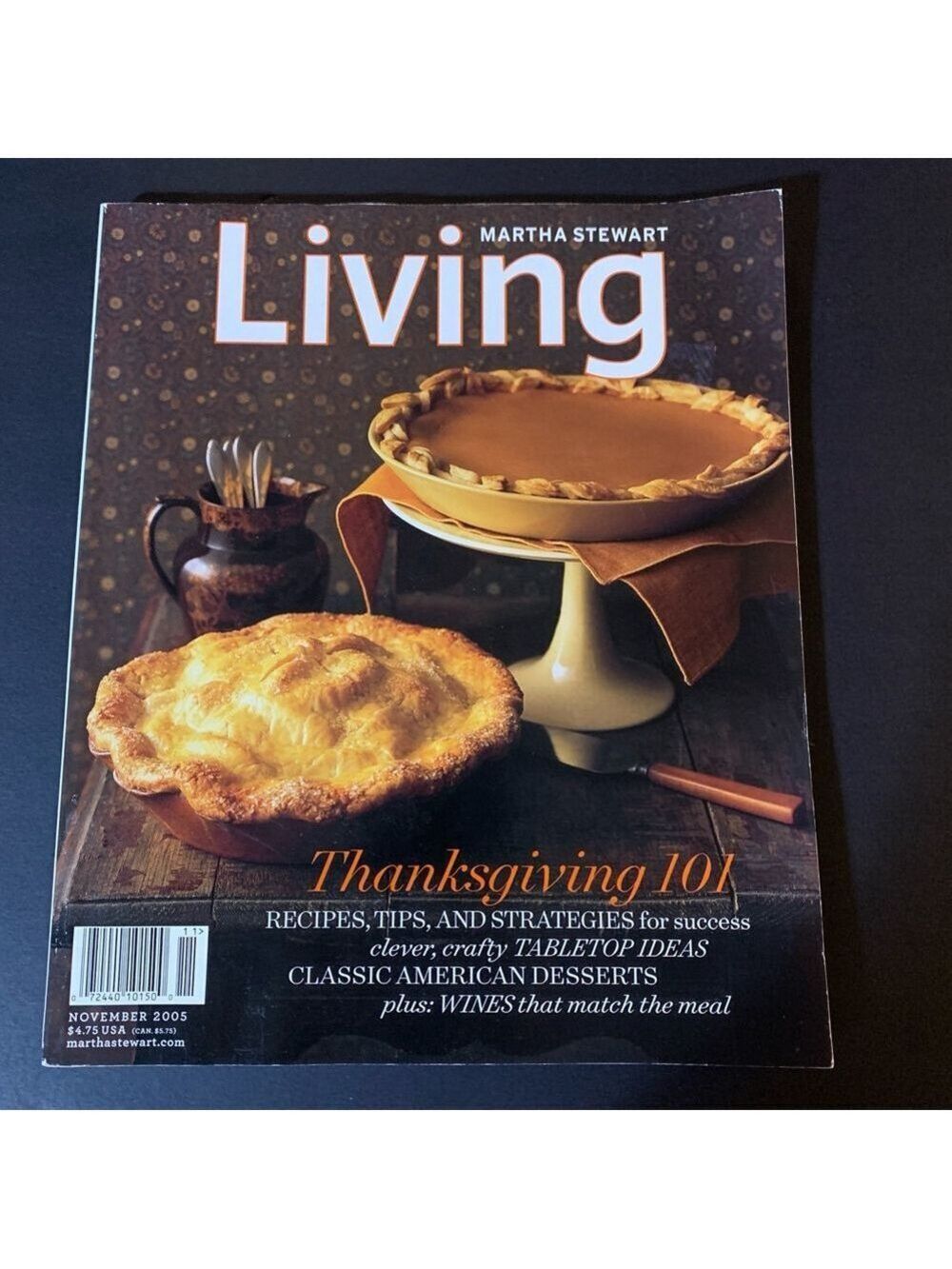 Martha Stewart Living Magazine November 2005